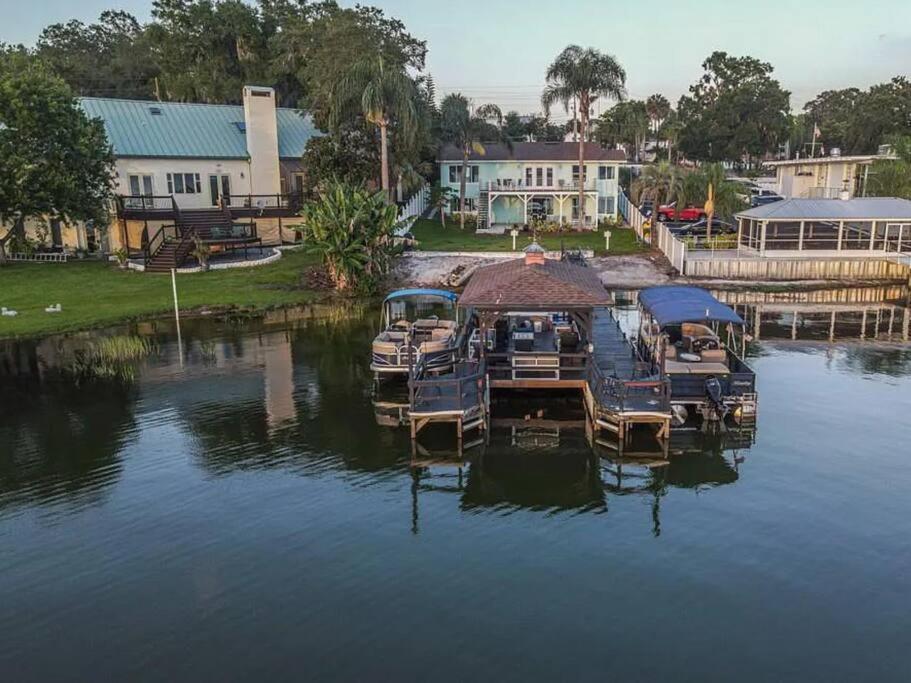 Lakefront Duplex With Pontoon Boat 2 Bedroom Home Mount Dora Ngoại thất bức ảnh
