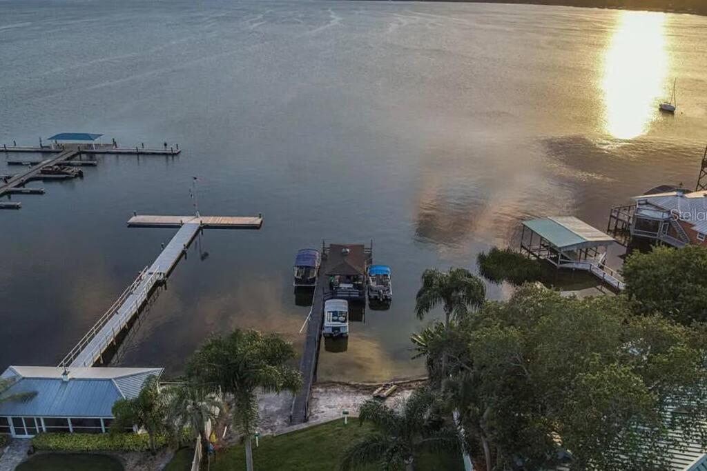 Lakefront Duplex With Pontoon Boat 2 Bedroom Home Mount Dora Ngoại thất bức ảnh